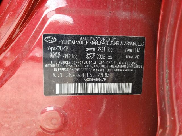 Photo 11 VIN: 5NPD84LF6JH220832 - HYUNDAI ELANTRA SE 