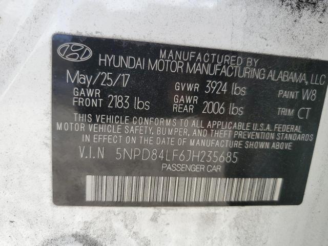 Photo 12 VIN: 5NPD84LF6JH235685 - HYUNDAI ELANTRA 