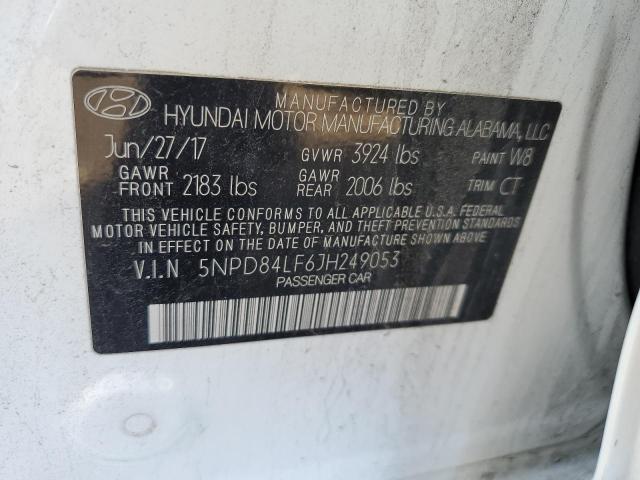 Photo 11 VIN: 5NPD84LF6JH249053 - HYUNDAI ELANTRA SE 