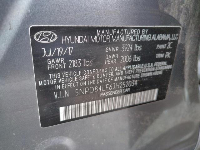 Photo 12 VIN: 5NPD84LF6JH252034 - HYUNDAI ELANTRA SE 