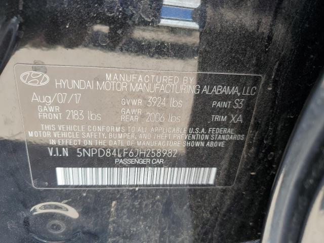 Photo 11 VIN: 5NPD84LF6JH258982 - HYUNDAI ELANTRA 