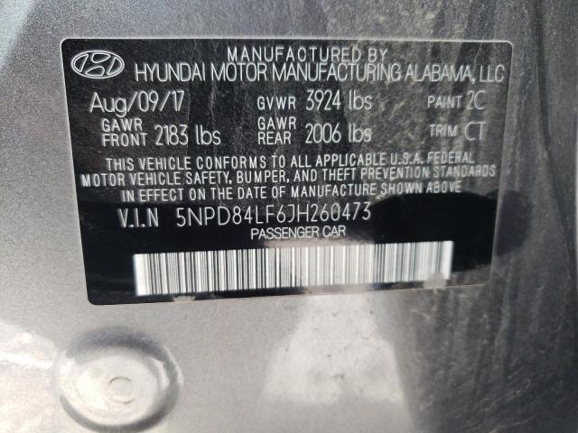 Photo 9 VIN: 5NPD84LF6JH260473 - HYUNDAI ELANTRA SE 