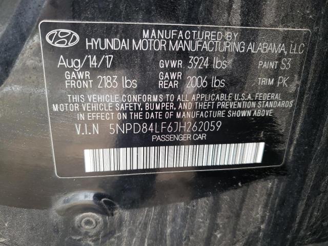 Photo 11 VIN: 5NPD84LF6JH262059 - HYUNDAI ELANTRA SE 