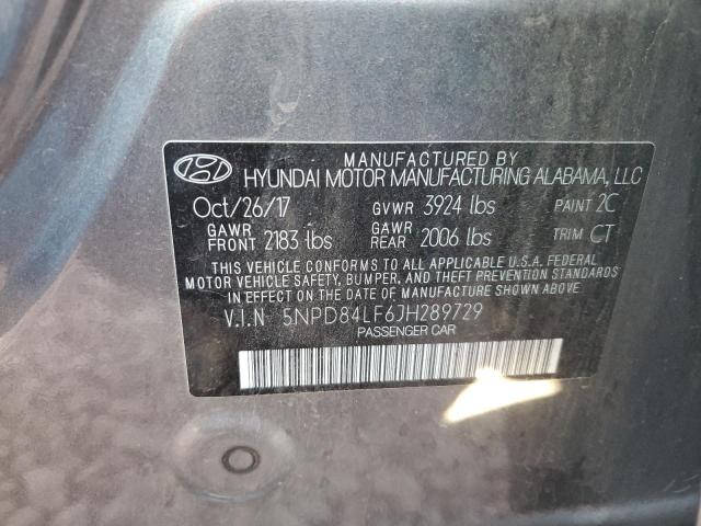 Photo 11 VIN: 5NPD84LF6JH289729 - HYUNDAI ELANTRA 