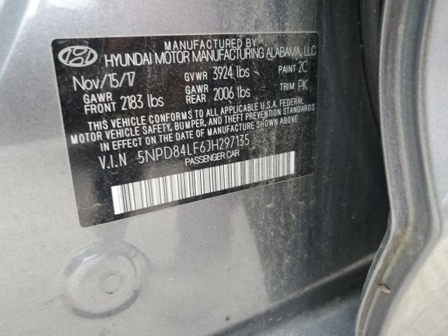 Photo 9 VIN: 5NPD84LF6JH297135 - HYUNDAI ELANTRA SE 