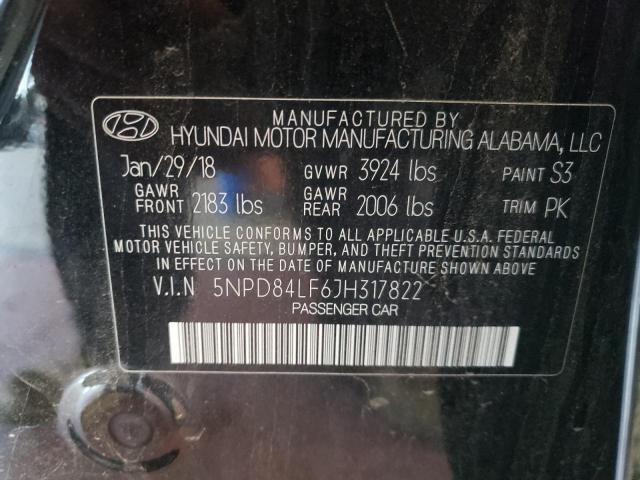 Photo 9 VIN: 5NPD84LF6JH317822 - HYUNDAI ELANTRA SE 