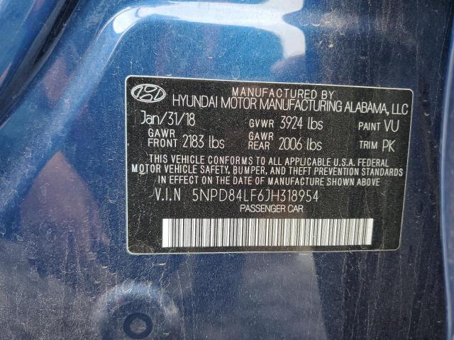 Photo 11 VIN: 5NPD84LF6JH318954 - HYUNDAI ELANTRA SE 