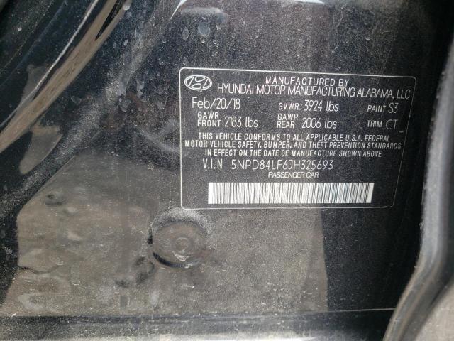 Photo 9 VIN: 5NPD84LF6JH325693 - HYUNDAI ELANTRA SE 