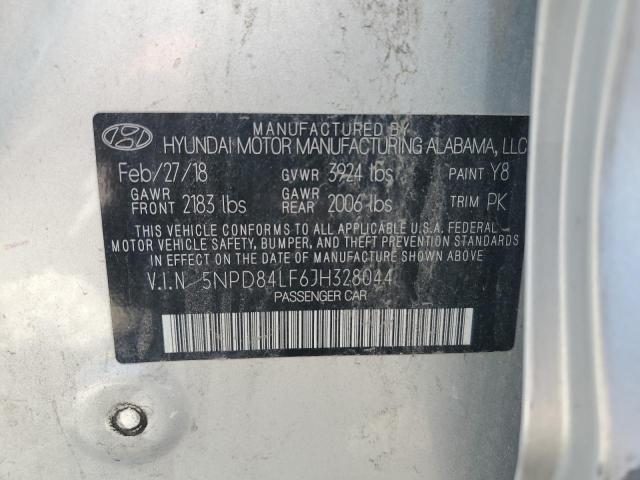 Photo 11 VIN: 5NPD84LF6JH328044 - HYUNDAI ELANTRA SE 