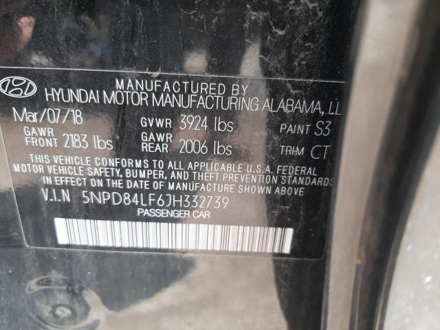 Photo 9 VIN: 5NPD84LF6JH332739 - HYUNDAI ELANTRA SE 