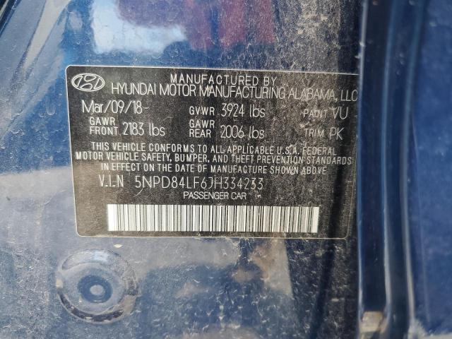 Photo 12 VIN: 5NPD84LF6JH334233 - HYUNDAI ELANTRA SE 