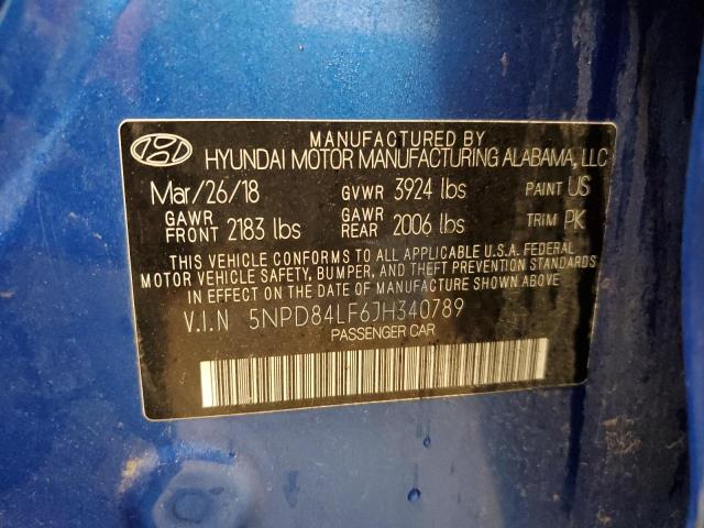 Photo 11 VIN: 5NPD84LF6JH340789 - HYUNDAI ELANTRA SE 