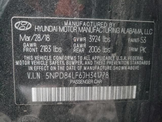 Photo 11 VIN: 5NPD84LF6JH341778 - HYUNDAI ELANTRA SE 