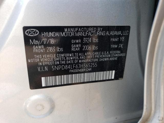 Photo 11 VIN: 5NPD84LF6JH365255 - HYUNDAI ELANTRA SE 