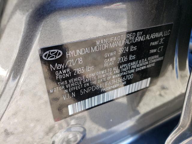 Photo 12 VIN: 5NPD84LF6JH366700 - HYUNDAI ELANTRA 