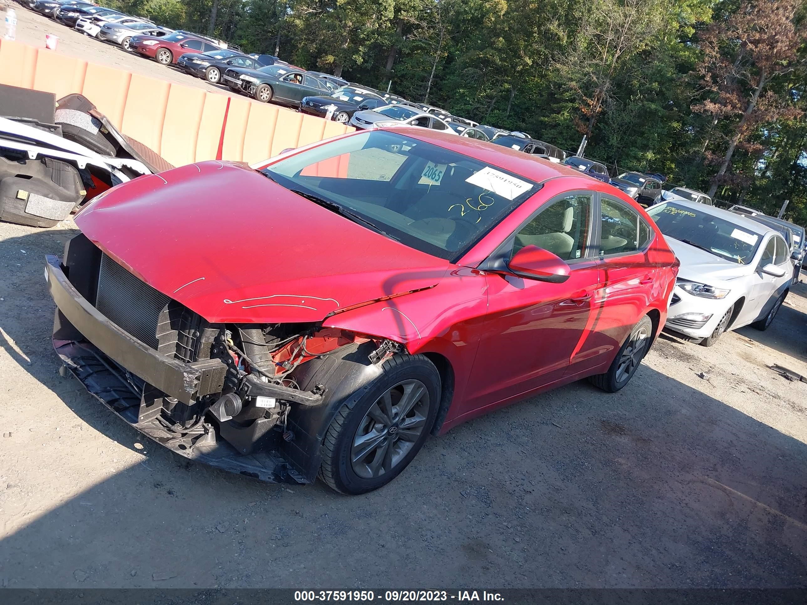 Photo 1 VIN: 5NPD84LF6JH366759 - HYUNDAI ELANTRA 