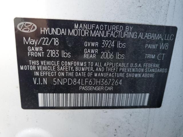 Photo 11 VIN: 5NPD84LF6JH367264 - HYUNDAI ELANTRA SE 