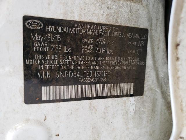 Photo 11 VIN: 5NPD84LF6JH371170 - HYUNDAI ELANTRA SE 