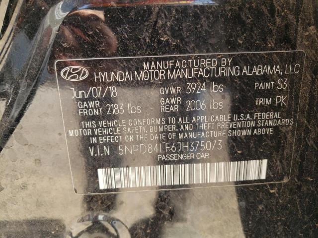 Photo 12 VIN: 5NPD84LF6JH375073 - HYUNDAI ELANTRA 