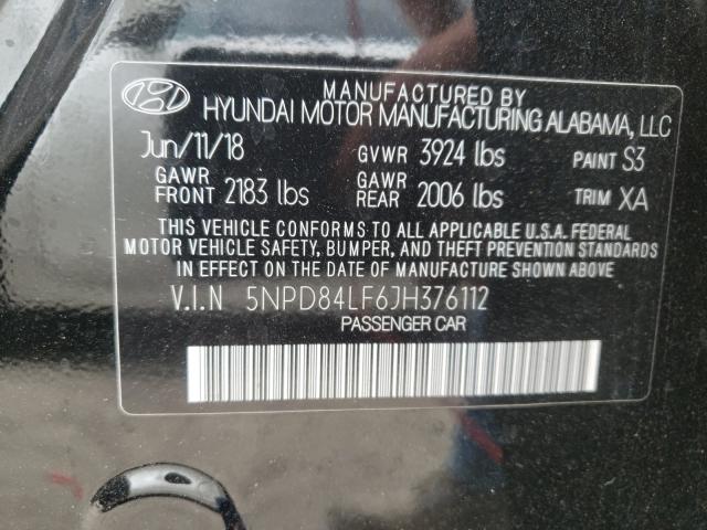 Photo 9 VIN: 5NPD84LF6JH376112 - HYUNDAI ELANTRA EC 