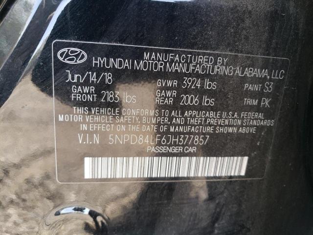 Photo 11 VIN: 5NPD84LF6JH377857 - HYUNDAI ELANTRA SE 