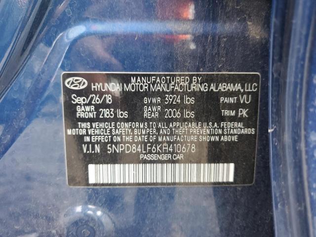 Photo 11 VIN: 5NPD84LF6KH410678 - HYUNDAI ELANTRA 