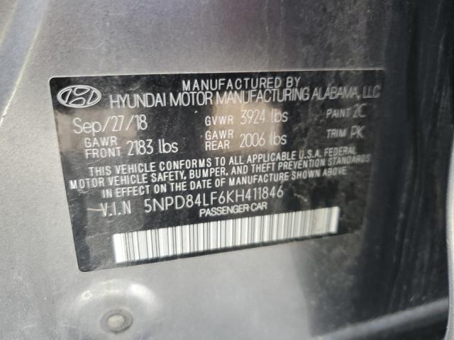 Photo 11 VIN: 5NPD84LF6KH411846 - HYUNDAI ELANTRA 