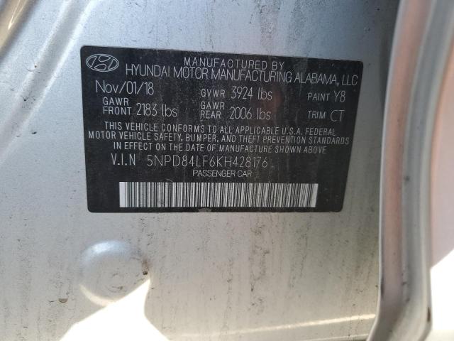 Photo 9 VIN: 5NPD84LF6KH428176 - HYUNDAI ELANTRA SE 