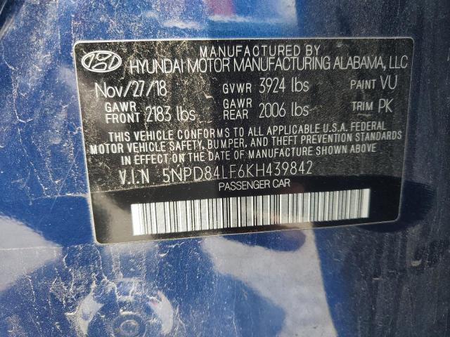 Photo 11 VIN: 5NPD84LF6KH439842 - HYUNDAI ELANTRA 