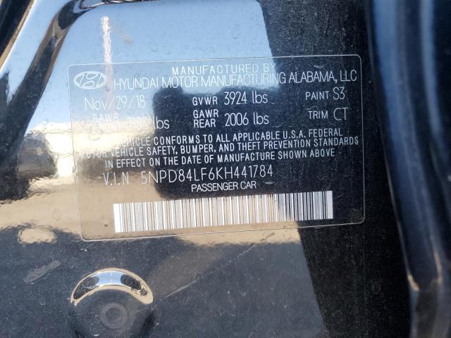 Photo 10 VIN: 5NPD84LF6KH441784 - HYUNDAI ELANTRA SE 