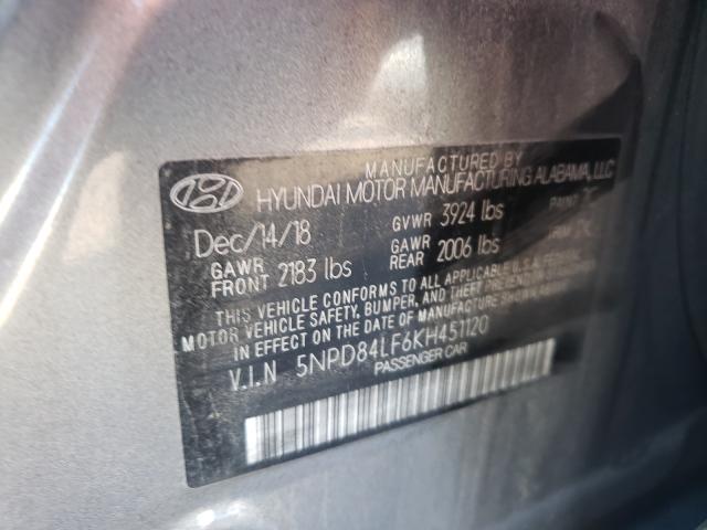 Photo 9 VIN: 5NPD84LF6KH451120 - HYUNDAI ELANTRA SE 