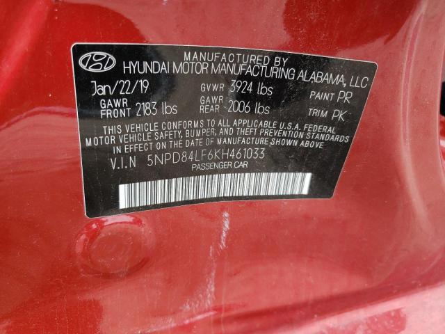 Photo 11 VIN: 5NPD84LF6KH461033 - HYUNDAI ELANTRA 