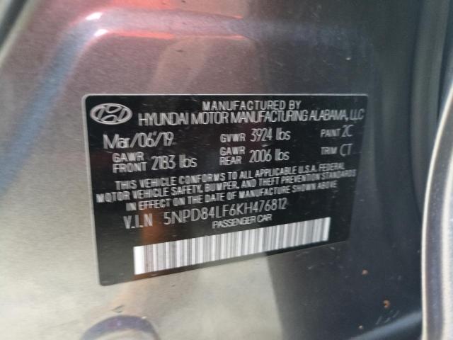 Photo 12 VIN: 5NPD84LF6KH476812 - HYUNDAI ELANTRA SE 