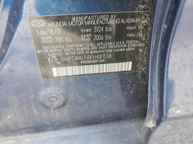 Photo 11 VIN: 5NPD84LF6KH481556 - HYUNDAI ELANTRA SE 