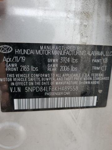 Photo 9 VIN: 5NPD84LF6KH489558 - HYUNDAI ELANTRA SE 