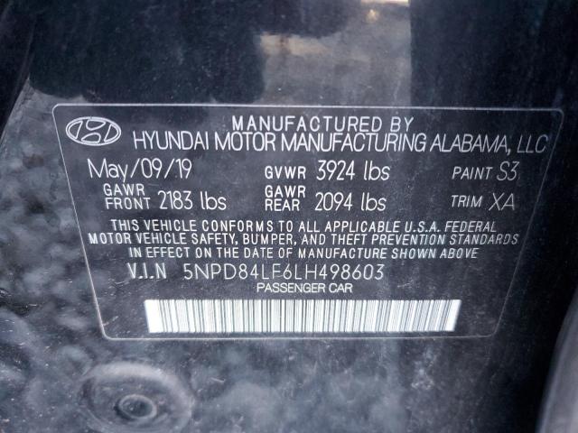 Photo 12 VIN: 5NPD84LF6LH498603 - HYUNDAI ELANTRA SE 