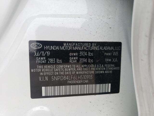 Photo 9 VIN: 5NPD84LF6LH510913 - HYUNDAI ELANTRA SE 