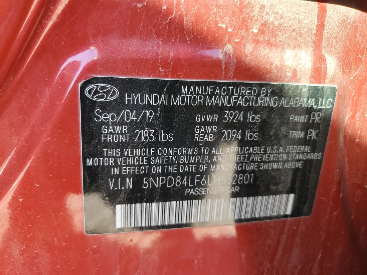 Photo 11 VIN: 5NPD84LF6LH532801 - HYUNDAI ELANTRA 