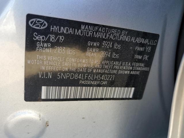 Photo 11 VIN: 5NPD84LF6LH540221 - HYUNDAI ELANTRA SE 