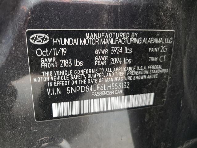 Photo 9 VIN: 5NPD84LF6LH553132 - HYUNDAI ELANTRA SE 