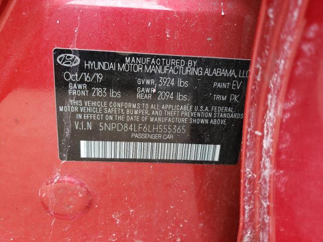 Photo 9 VIN: 5NPD84LF6LH555365 - HYUNDAI ELANTRA SE 