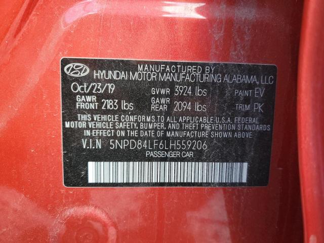 Photo 11 VIN: 5NPD84LF6LH559206 - HYUNDAI ELANTRA SE 