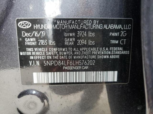 Photo 9 VIN: 5NPD84LF6LH576202 - HYUNDAI ELANTRA SE 