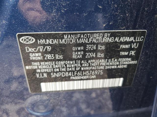 Photo 11 VIN: 5NPD84LF6LH576975 - HYUNDAI ELANTRA SE 