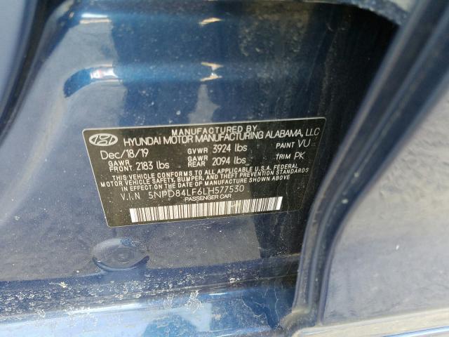 Photo 9 VIN: 5NPD84LF6LH577530 - HYUNDAI ELANTRA SE 