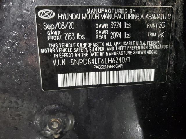 Photo 11 VIN: 5NPD84LF6LH624071 - HYUNDAI ELANTRA SE 