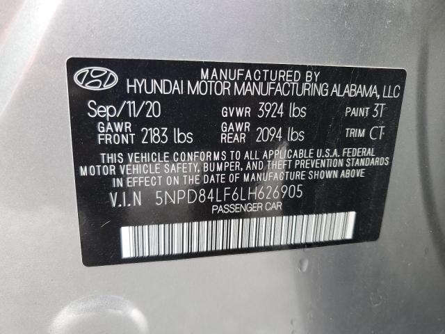 Photo 11 VIN: 5NPD84LF6LH626905 - HYUNDAI ELANTRA 