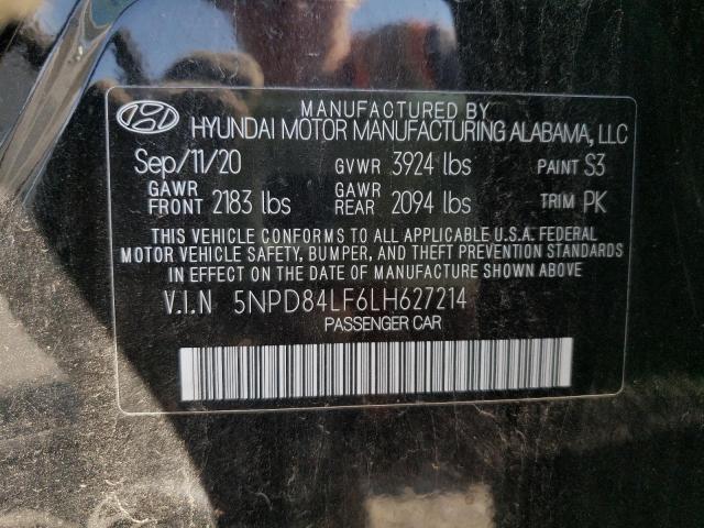 Photo 9 VIN: 5NPD84LF6LH627214 - HYUNDAI ELANTRA SE 