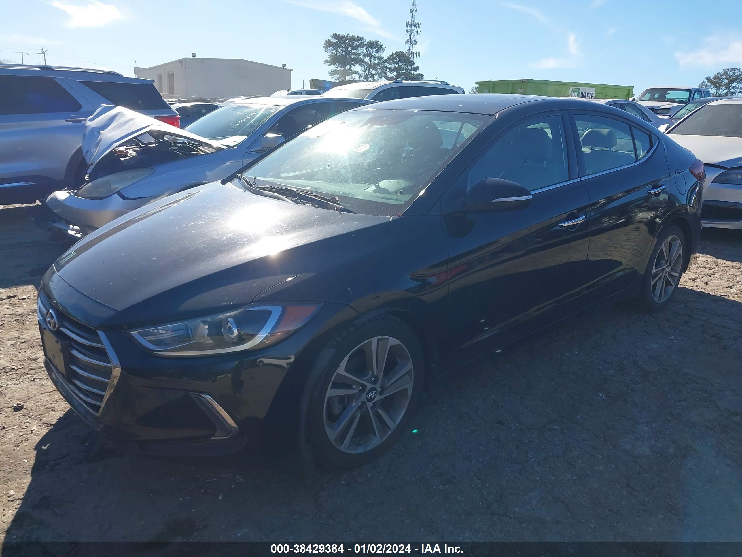 Photo 1 VIN: 5NPD84LF7HH012016 - HYUNDAI ELANTRA 