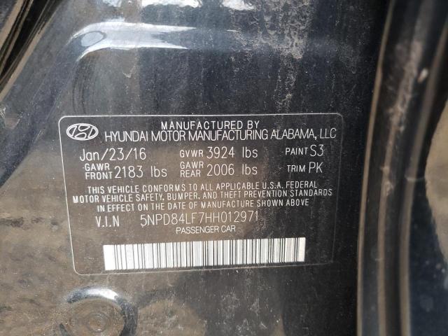 Photo 11 VIN: 5NPD84LF7HH012971 - HYUNDAI ELANTRA SE 